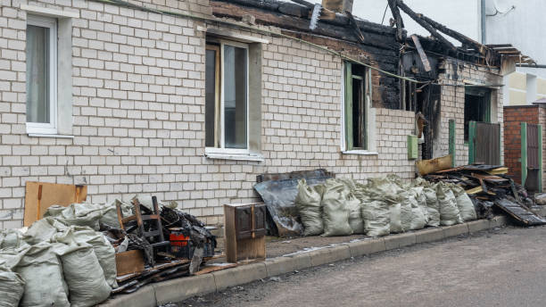 Professional Fire Damage Removal technician working in Southampton, PA
